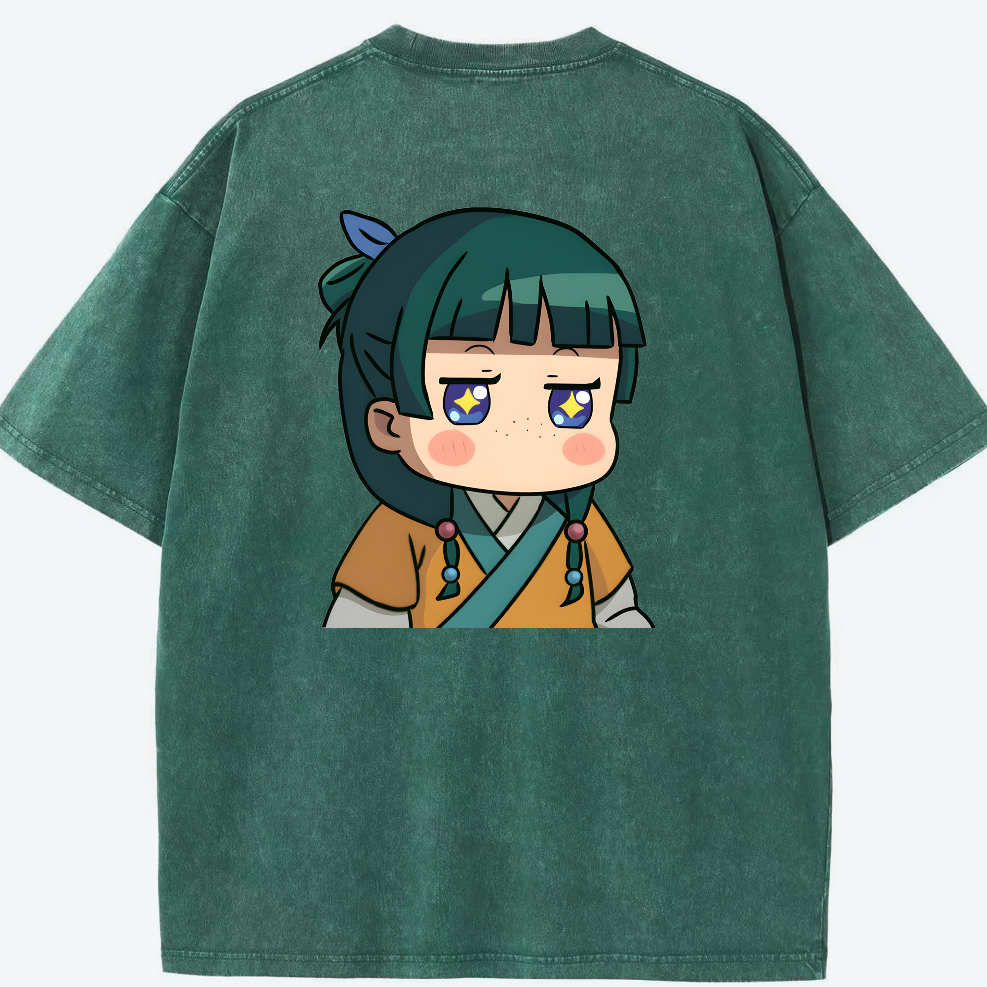 （画像用） 薬屋のひとりごと The Apothecary Diaries 綿100% ヴィンテージ風 半袖Tシャツ（背面プリント）